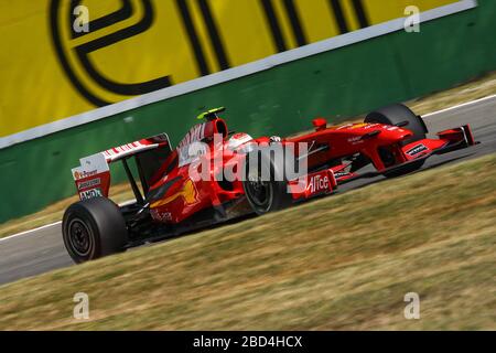 Kimi Räikkönen, Ferrari F60, Italian GP 2009, Monza Stockfoto