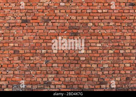Alte Verwitterte Ziegelwand Textur Stockfoto
