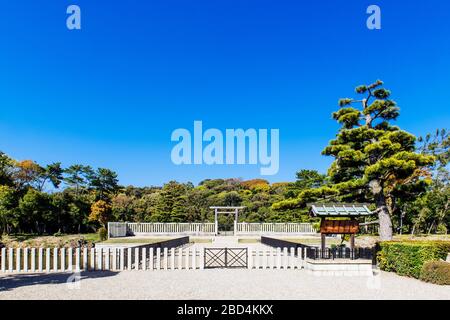 Daisen-Mausoleum des Kaisers Nintoku in Sakai, Japan Stockfoto