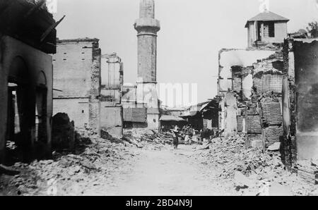 Nach den Armeniermassakern von 1909, Adana, Osmanisches Reich (Türkei) Ca. Im Jahr 1909 Stockfoto