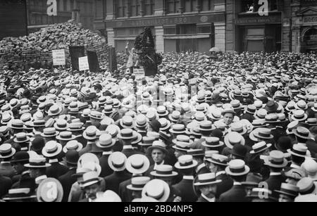 Alexander Berkman Spricht Anarchisten An, Union Square, 11.7.14 Stockfoto