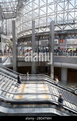 Motenashi Dome, Bahnhof Kanazawa, Japan Stockfoto