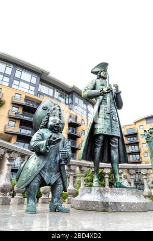 Peter der große Statue von Mihail Chemiakin, Glaisher Street Deptford, London, Großbritannien Stockfoto