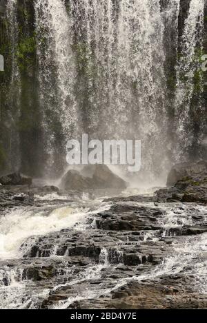 Bou SRA Wasserfall in Mondulkiri Provinve, Kambodscha Stockfoto