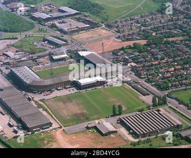 1994 Luftbild der Elland Road, Leeds, West Yorkshire, Nordengland, Großbritannien Stockfoto