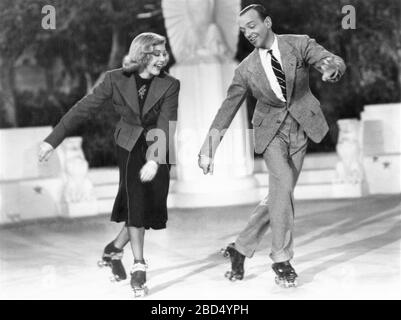 FRED ASTAIRE und GINGER ROGERS in SHALL WE DANCE 1937 Regisseur MARK SANDRICH Musik GEORGE GERSHWIN Songtexte IRA GERSHWIN RKO Radio Pictures Stockfoto