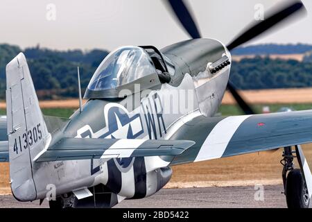 P-51 Mustang jagdflugzeug des 2. weltkrieges Stockfoto