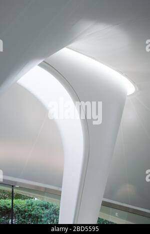 Zaha Hadid Architects Interior Restaurant in Serpentine Sackler Gallery, West Carriage Drive, London W2 2AR Stockfoto