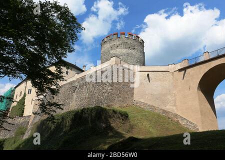 Schloss Cesky Sternberk, Tschechische Republik (Tschechische Sternberg) Stockfoto