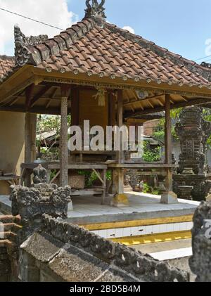 dh Balinese House Compound BALI INDONESIA traditionelle Bauarchitektur Stockfoto