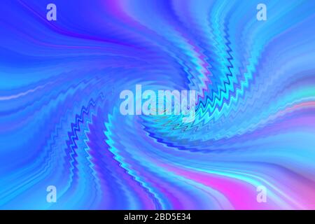 Abstrakter bunter Hintergrund mit blauen Spiralen Stockfoto