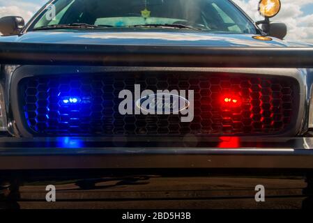 2007 Ford Crown Victoria P71 American Police Auto Stockfoto