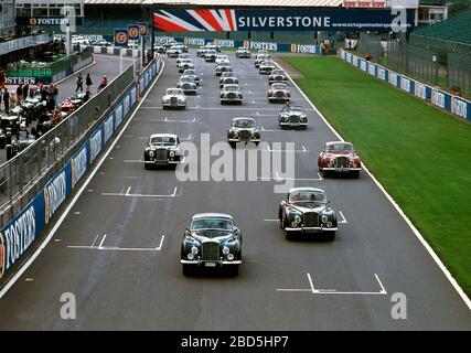 Bentley Continental zum 50-jährigen Jubiläum in Silverstone 2001 Stockfoto