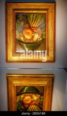 Italien Lombardei - Cremona - Bürgermuseum - "Ala Ponzone" - Giuseppe Arcimboldo - der Greengrocker Stockfoto