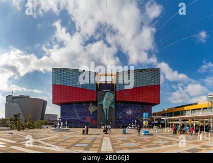 Ein Bild des Osaka Aquariums Kaiyukan. Stockfoto