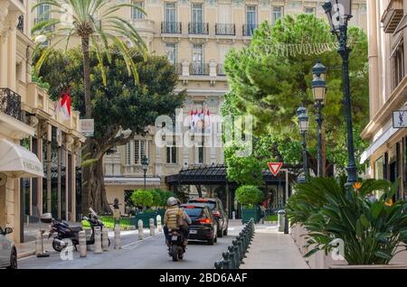 In der Nähe von Monte Carlo Casino und Hotel de Paris, Monte Carlo, Monaco, Frankreich, Europa Stockfoto