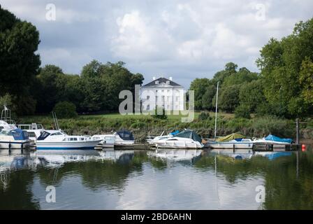 Georgische Architektur English Villa Marble Hill House Richmond Road, Twickenham TW1 von Roger Morris Stockfoto