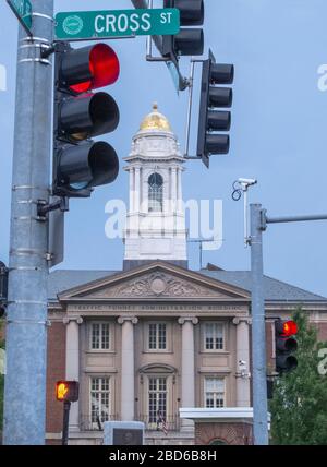 Traffic Tunnel Administration Building im North End, Boston Massachusetts USA Stockfoto