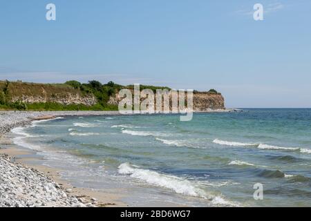 Landschaft in der Nähe von Rodvig, Neuseeland, Dänemark Stockfoto