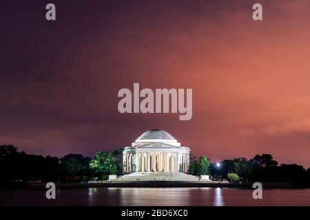 Thomas Jefferson Memorial Washington DC, Vereinigte Staaten von Amerika Stockfoto