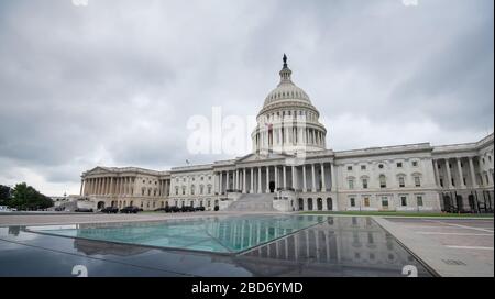 Das Kapitolgebäude der Vereinigten Staaten in Washington DC, Vereinigte Staaten von Amerika Stockfoto