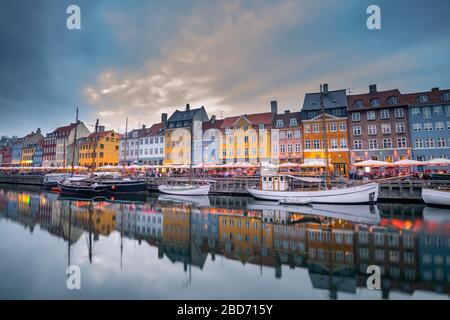 Schönen Stadt Kopenhagen in Dänemark Stockfoto