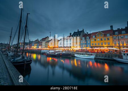 Schönen Stadt Kopenhagen in Dänemark Stockfoto