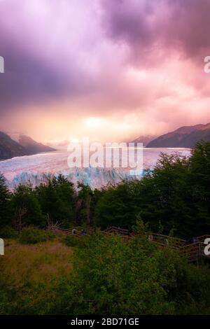 Gletscher Perito Moreno argentinien Landschaft Stockfoto