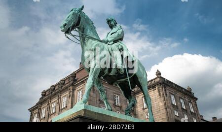 Wunderschöner Schloss Christiansborg in Dänemark Stockfoto