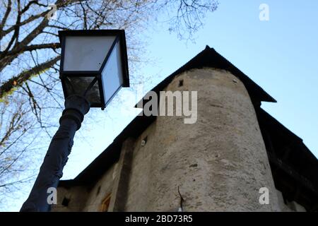 Château de la Comtesse. Saint-Gervais-les-Bains. Savoie. Frankreich. Stockfoto