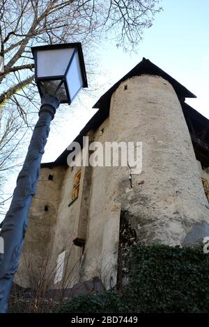 Château de la Comtesse. Saint-Gervais-les-Bains. Savoie. Frankreich. Stockfoto