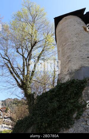 Château de la Comtesse. Saint-Gervais-les-Bains. Savoie. Frankreich. Stockfoto