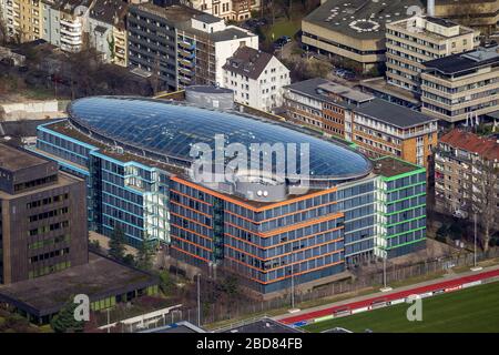 Bürogebäude Spherion in Düsseldorf, 24.02.2014, Luftbild, Deutschland, Nordrhein-Westfalen, Niederrhein, Düsseldorf