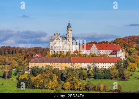 stift und Kloster Neresheim, Deutschland, Baden-Württemberg, Neresheim Stockfoto