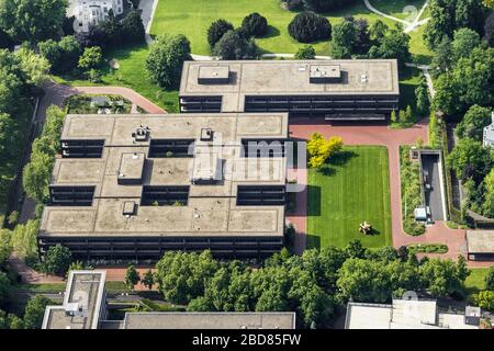 Bundesministerium für wirtschaftliche Zusammenarbeit und Entwicklung, ehemaliges Bundeskanzleramt in der Willy-Brandt-Allee in Bonn, 17.05.2014, Luftaufnahme, Deutschland, Nordrhein-Westfalen, Niederrhein, Bonn Stockfoto