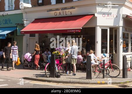 Gail's Bakery in Queen's Park Salusbury Road Stockfoto