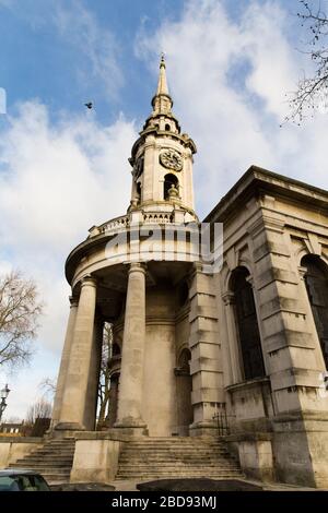 St Paul's, Deptford, ist eine der schönsten barocken Pfarrkirchen Londons Stockfoto