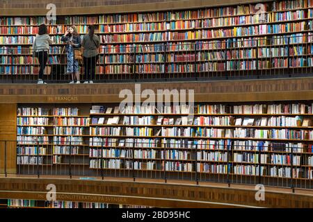 Die Stockholm Public Library alias Stockholms stadsbibliotek in Stockholm, Schweden, Europa Stockfoto