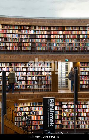 Die Stockholm Public Library alias Stockholms stadsbibliotek in Stockholm, Schweden, Europa Stockfoto