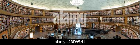 Die Stockholm Public Library alias Stockholms stadsbibliotek in Stockholm, Schweden, Europa Stockfoto