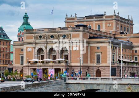 Royal Swedish Opera House in Stockholm, Schweden, Europa Stockfoto