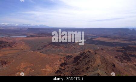 Die unendliche Tal bei Dead Horse Point in Utah Stockfoto