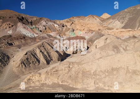 Künstlerpalette im Todes-Valley-Nationalpark, Kalifornien, Vereinigte Staaten. Stockfoto