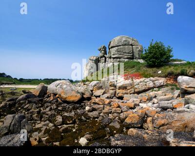 Porth Hellick, St. Mary's, Isles of Scilly Stockfoto