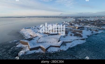 Festung Suomenlinna in Helsinki, Finnland Stockfoto