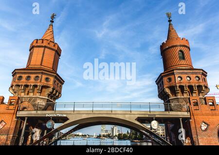 Oberbaum-Brücke in Belin Stockfoto