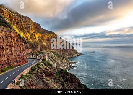 Chapman's Peak Drive in Kapstadt, Südafrika. Stockfoto