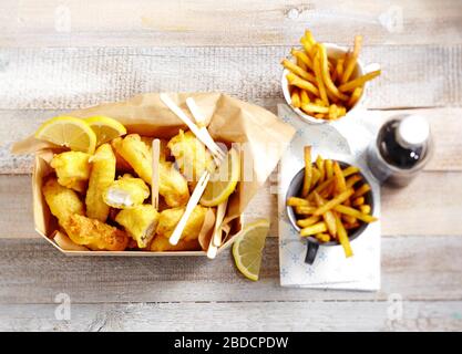 Fish &amp; Chips Stockfoto