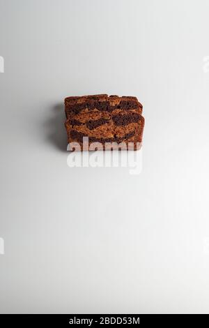 Schoko-Bananen-Brot Stockfoto
