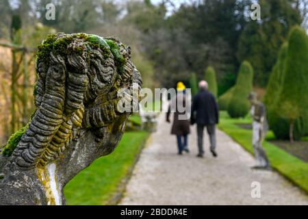 Hopton Hall in der Nähe von Maltock Derbyshire England Stockfoto